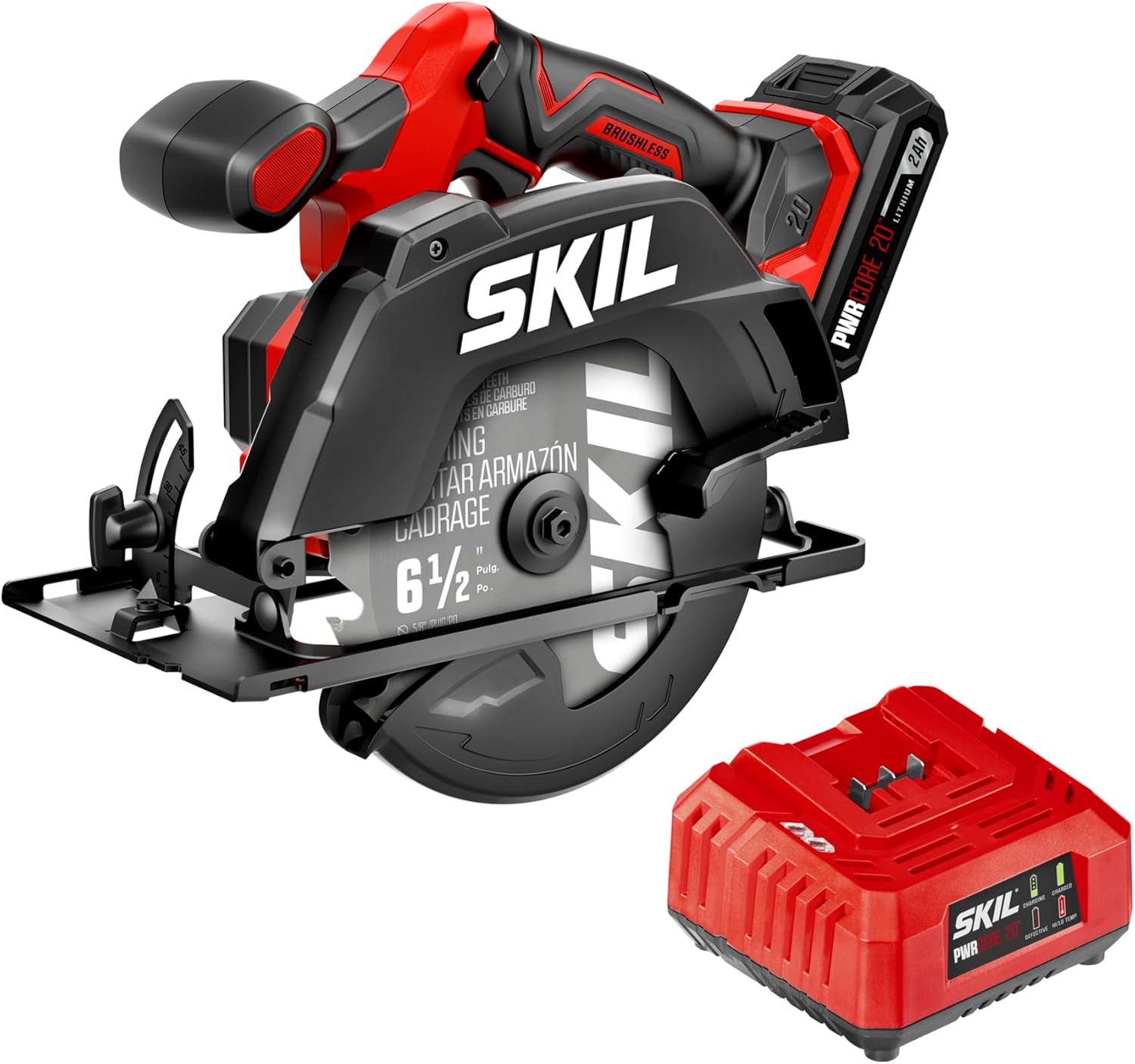 SKIL 20V Brushless 6-1/2In. Cordless Compact Circular Saw Kit