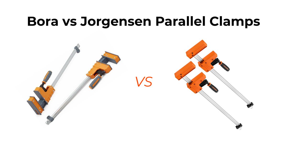 Comparing bora vs jorgensen parallel clamps? See which one gives better grip, build quality, and performance for your woodworking projects.
