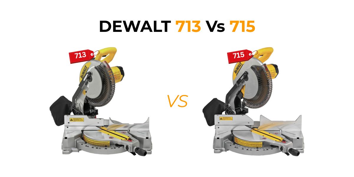Comparing DEWALT 713 Vs 715? Learn which saw offers better cutting power, accuracy, and value for your woodworking needs.