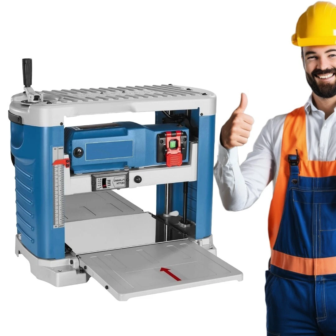 Hercules-Compatible 15 Amp, 12-1/2 inch Portable Professional Thickness Planer