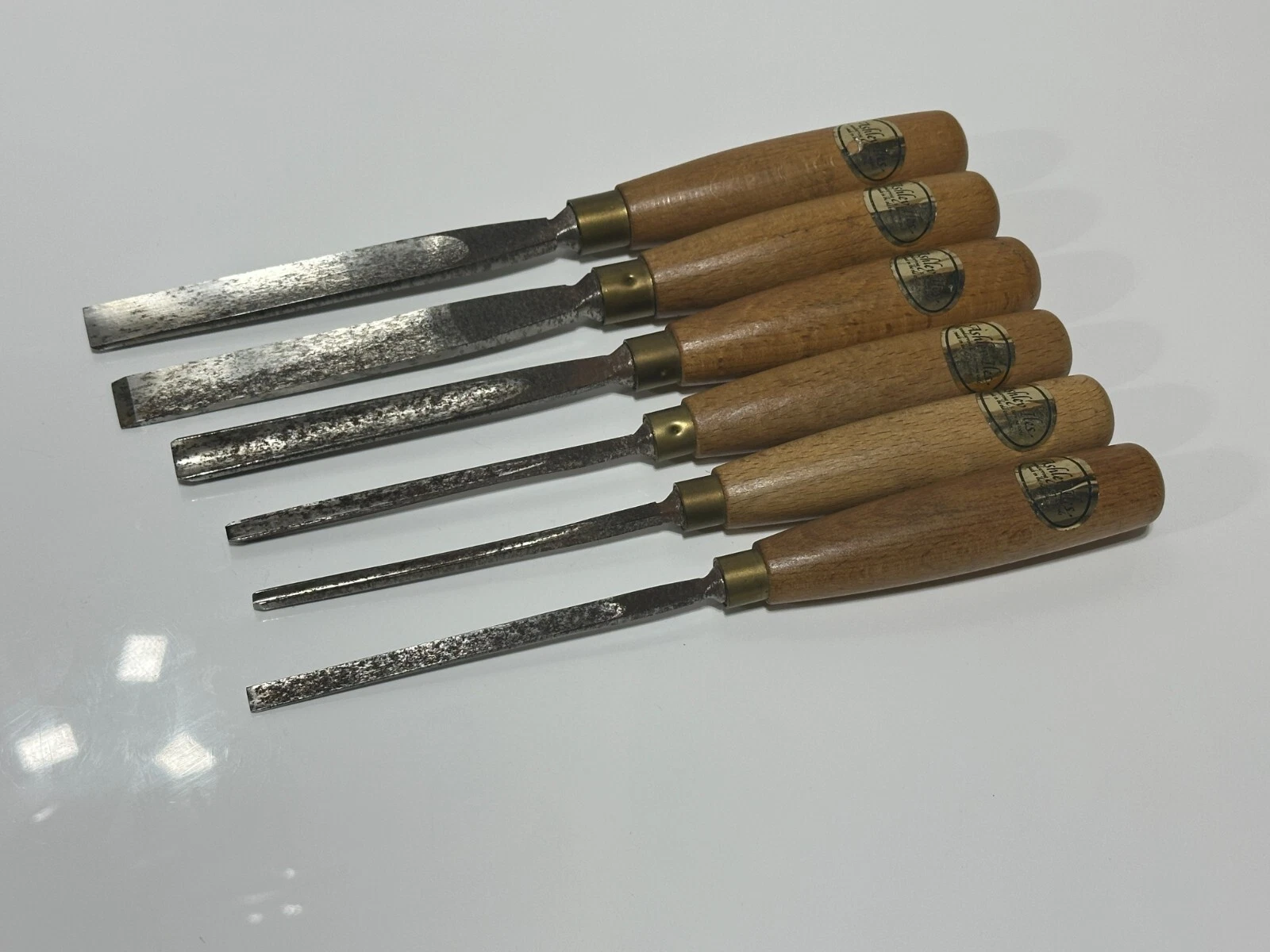 Ashley Iles 6pc Carving Chisel Set
