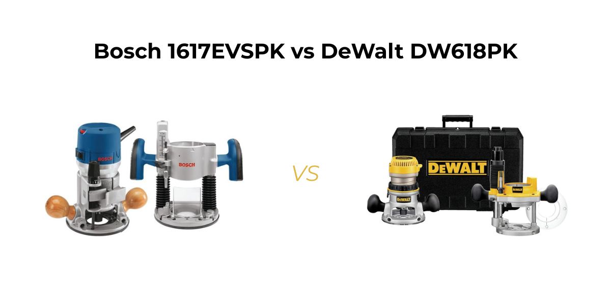 Stuck choosing a router? Bosch 1617EVSPK vs DeWalt DW618PK breaks down power, precision, noise, and long-term reliability.