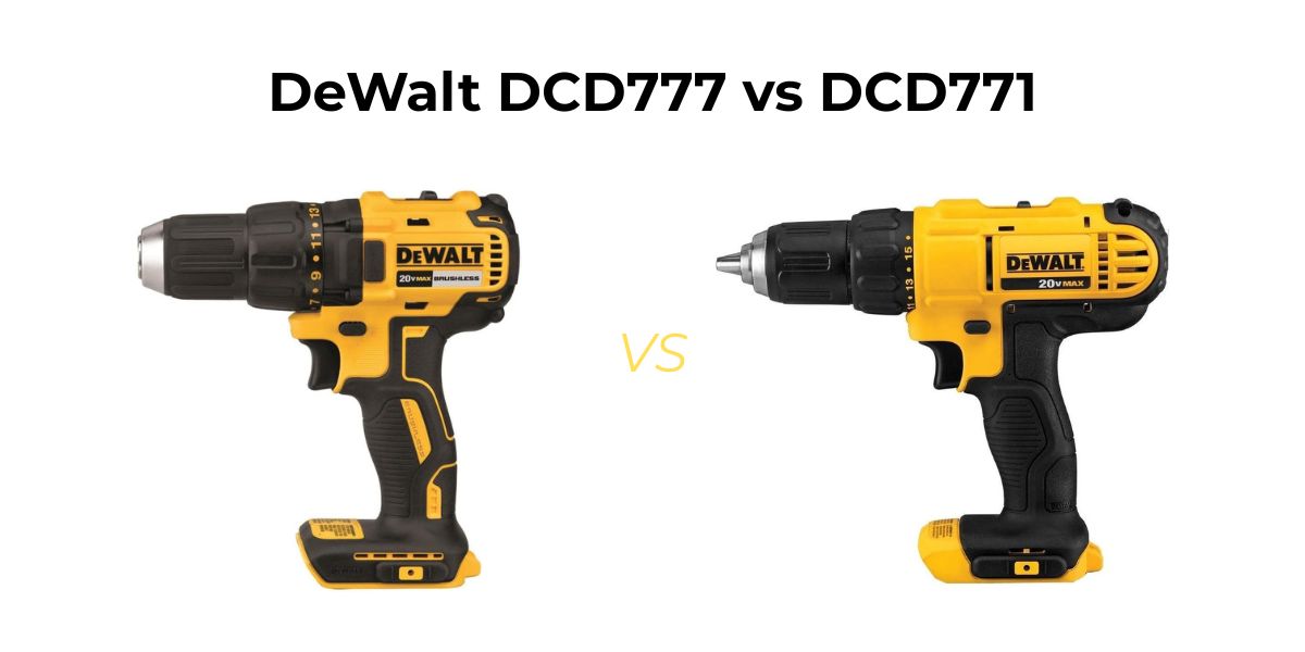 Stuck choosing between two popular DeWalt drills? DeWalt DCD777 vs DCD771 breaks down the real differences fast.