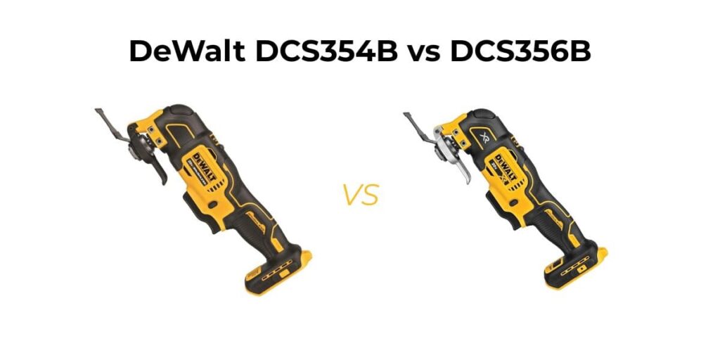 Discover the real differences in DeWalt DCS354B vs DCS356B and find out which multi-tool delivers better cutting, sanding, and precision.