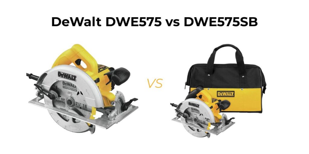 Confused between DeWalt DWE575 vs DWE575SB? This simple comparison breaks down features, performance, and real-world use.