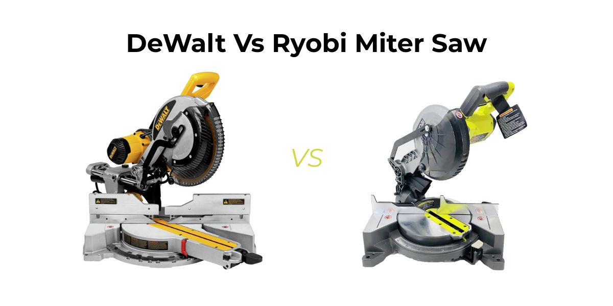 Choosing between DeWalt and Ryobi? Our DeWalt Vs Ryobi Miter Saw guide explains which brand delivers better performance.