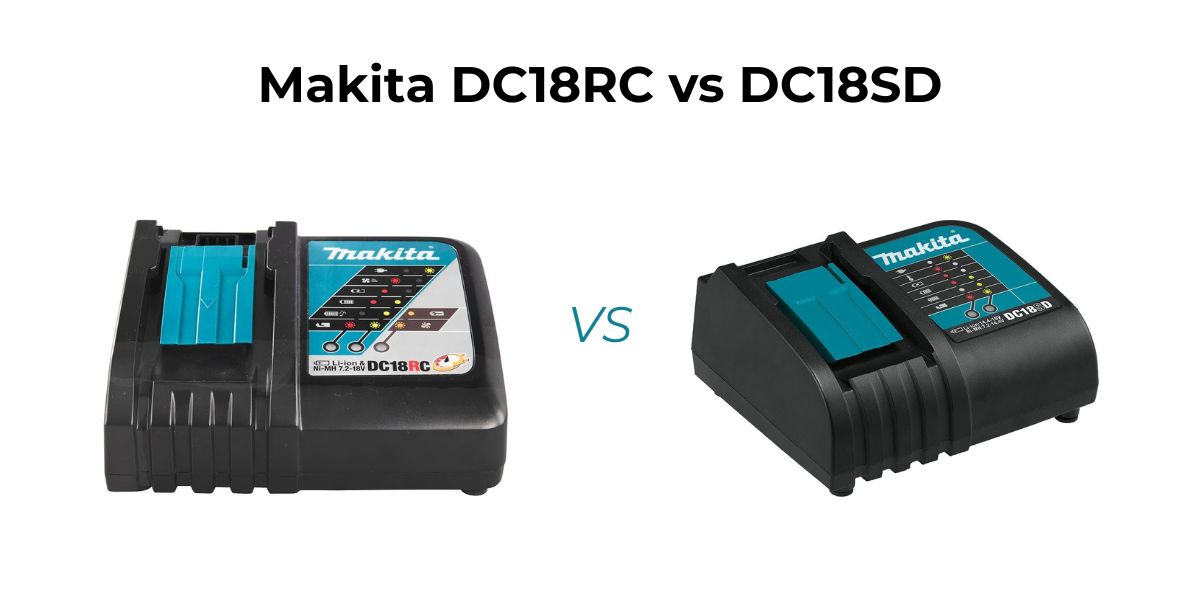 Makita DC18RC vs DC18SD: which Makita charger is faster, smarter, and worth your money? Find out now.