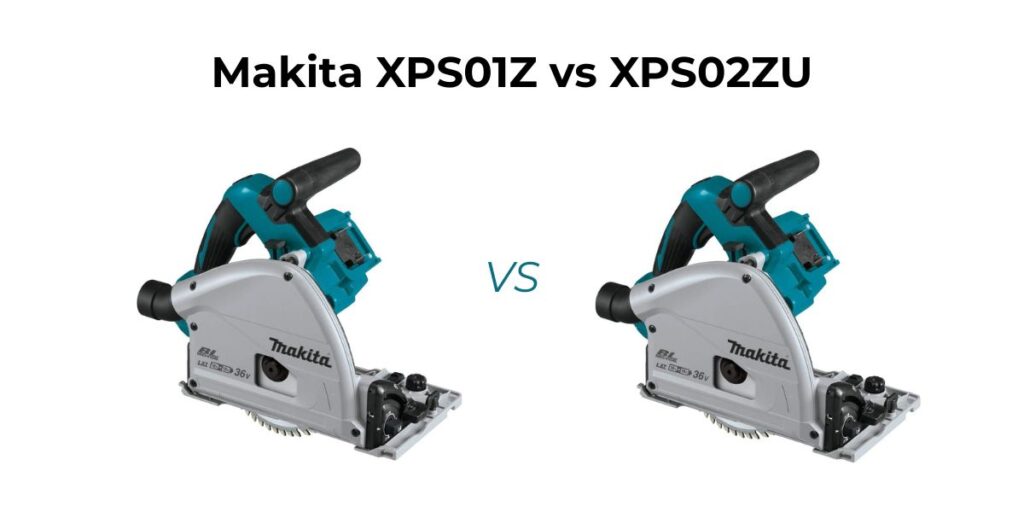 Makita XPS01Z vs XPS02ZU – See how these two Makita cordless saws stack up in power, design, usability, and price.