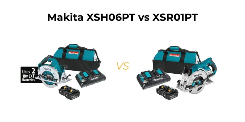 Comparing Makita XSH06PT vs XSR01PT? See which saw cuts faster, lasts longer, and offers the best value for pros and DIYers.