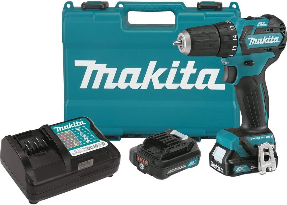 Makita FD09R1 12V Brushed Drill Kit