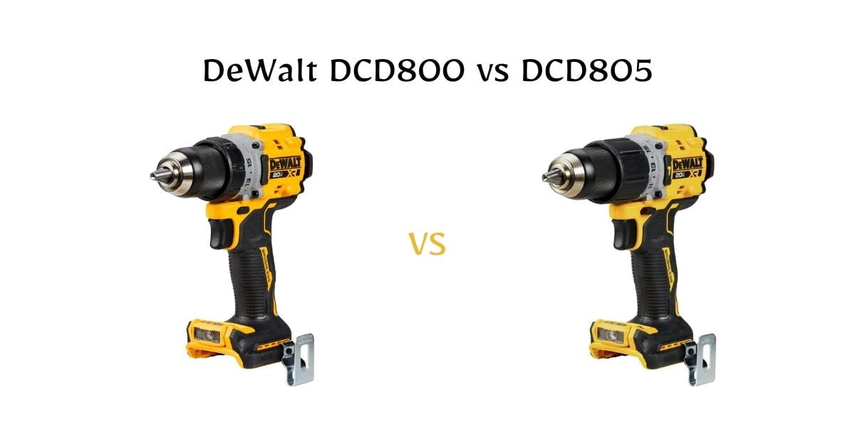 Confused between DeWalt DCD800 vs DCD805? This no-fluff comparison reveals the real performance differences before you buy.