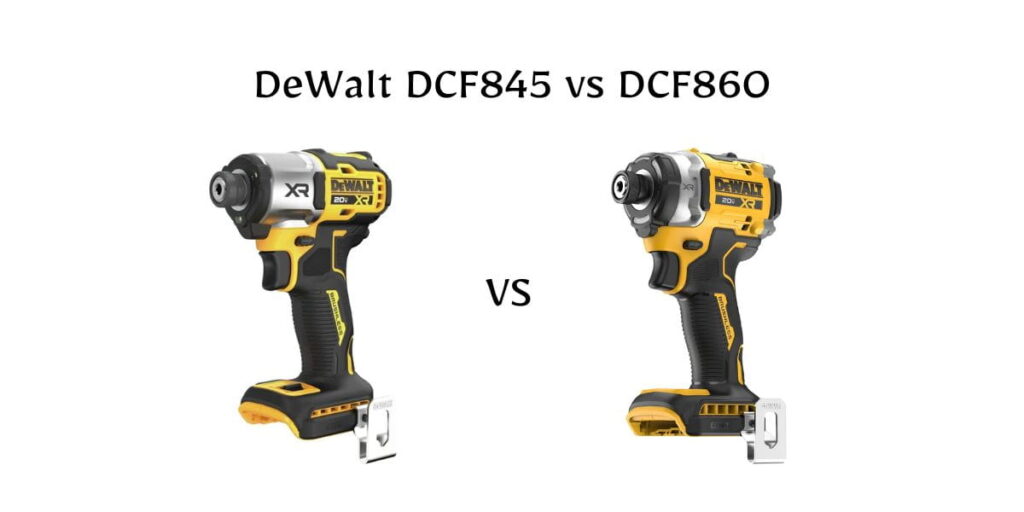 DeWalt DCF845 vs DCF860: Power, control, size, and value compared side-by-side to help you choose the right tool for your jobsite.